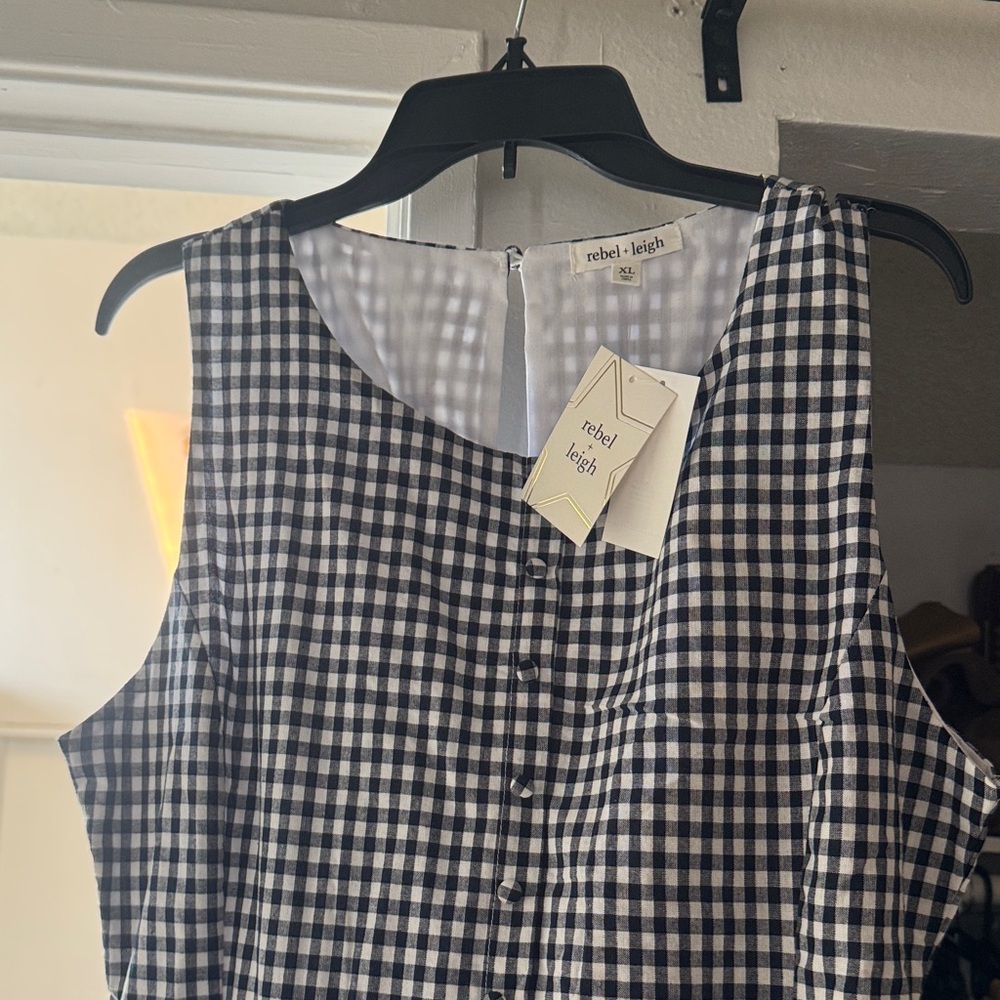 Black and White Checkered Dress